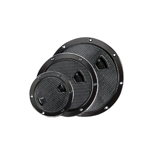 Hatch Hole Cover - Complete Set - Black