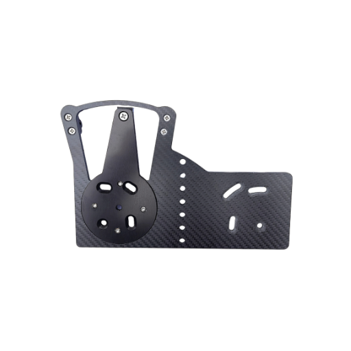 Steering Foot Plate - Carbon Fibre - Shoe Mounting Plate Only  - 200mm x 170mm  - Suits 2 & 4