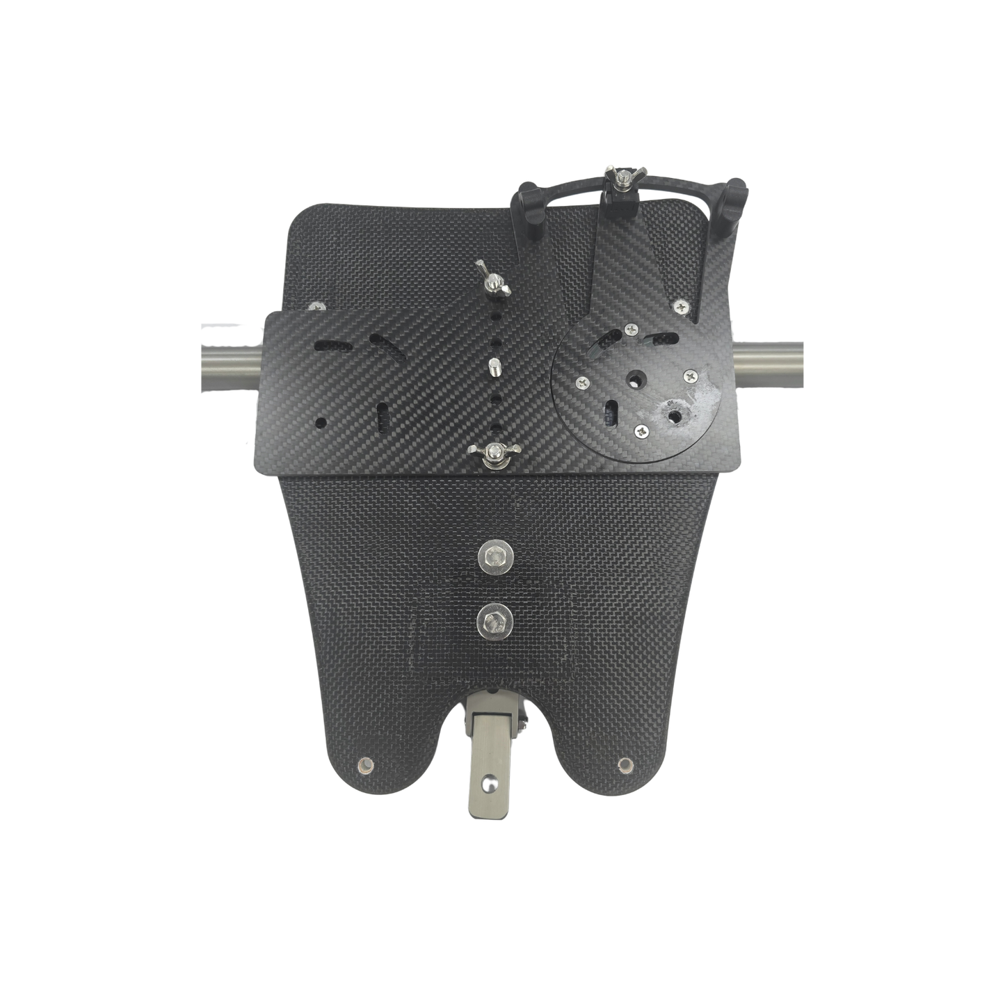 Steering Foot Plate - Carbon Fibre - 200mm x 170mm  - Suits 2 & 4