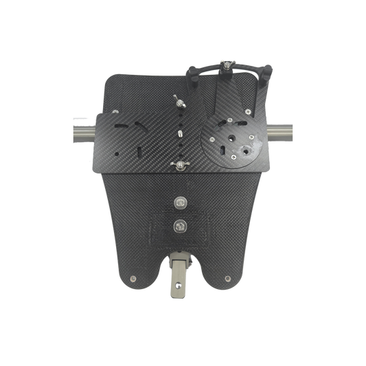 Steering Foot Plate - Carbon Fibre - 200mm x 170mm  - Suits 2 & 4