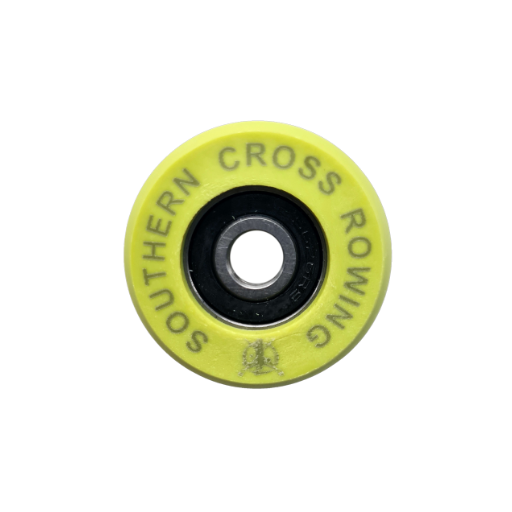 Seat Wheels - SCR Ertalon S/S Bearings - Fluoro Yellow - 35mm x 11mm - Large or Reduced Radius