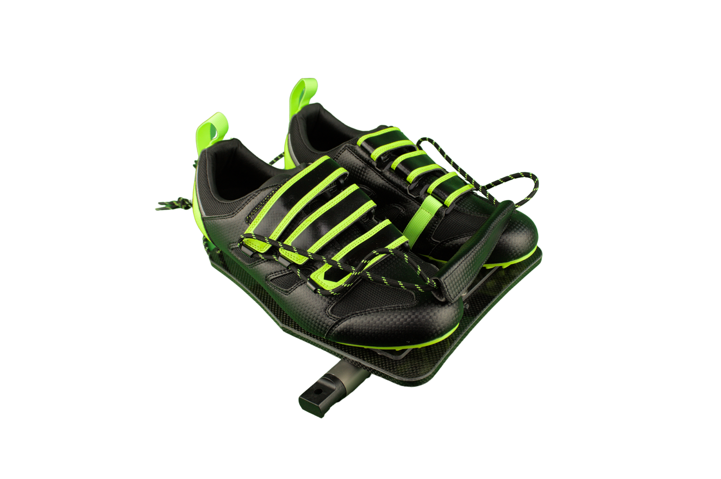 Carbon Fibre Foot Stretcher - Complete Unit - Premium Style Mounted Shoes  - Suit All Boats