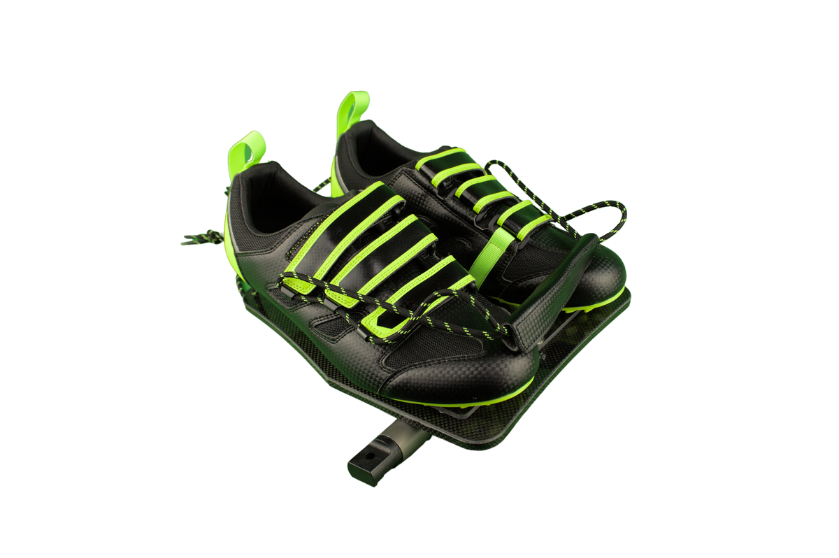 Carbon Fibre Foot Stretcher - Complete Unit - Premium Style Mounted Sh ...