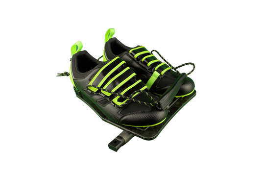 Carbon Fibre Foot Stretcher - Complete Unit - Premium Style Mounted Shoes  - Suit All Boats