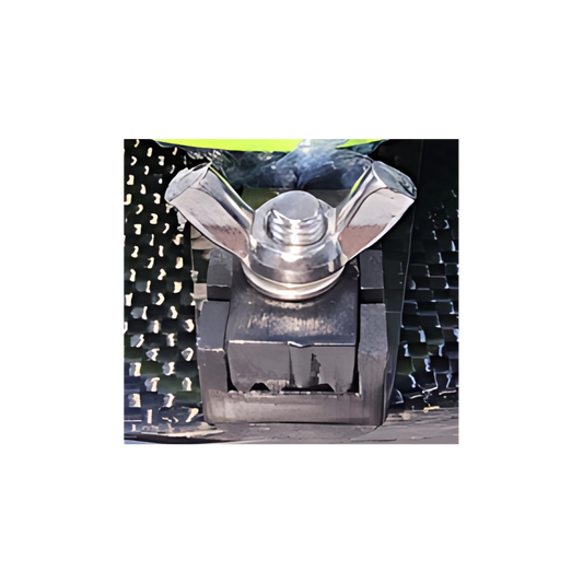 Steering Foot Plate - Carbon Fibre - Steering Cord / Wire Locking Clamp