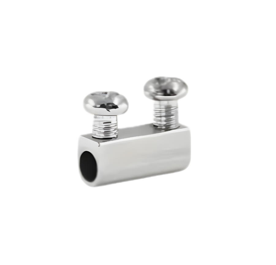 Steering Cable Adjustable Clamp - Stainless-Steel