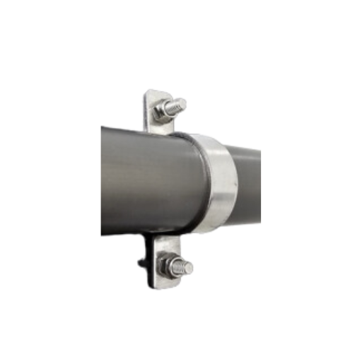 Foot Stretcher Tube Bracket - Stainless Steel U-Clamp